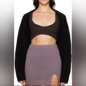 OPEN YY SSENSE Exclusive Off-White Cardigan